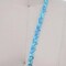 2 Yards Blue Non-Stretch Sequin Ribbon Trim with Iridescent Accents Perfect
